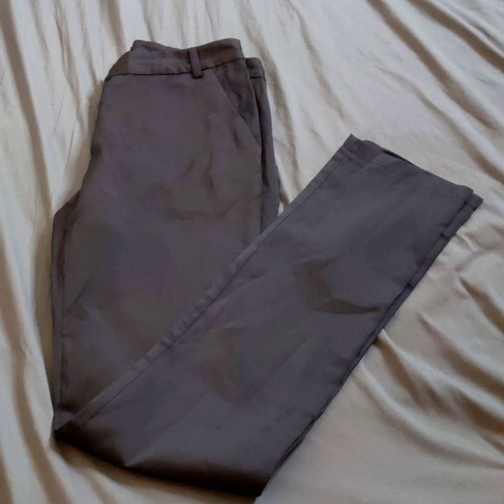 Aqua black pants with 2 front pockets, NWT